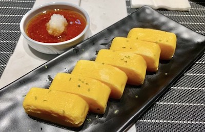 Japanese term for rolled omelette